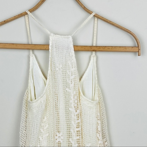 Off Line, Inc || Layered Crochet Tank w/Fringe Hem - Picture 6 of 9